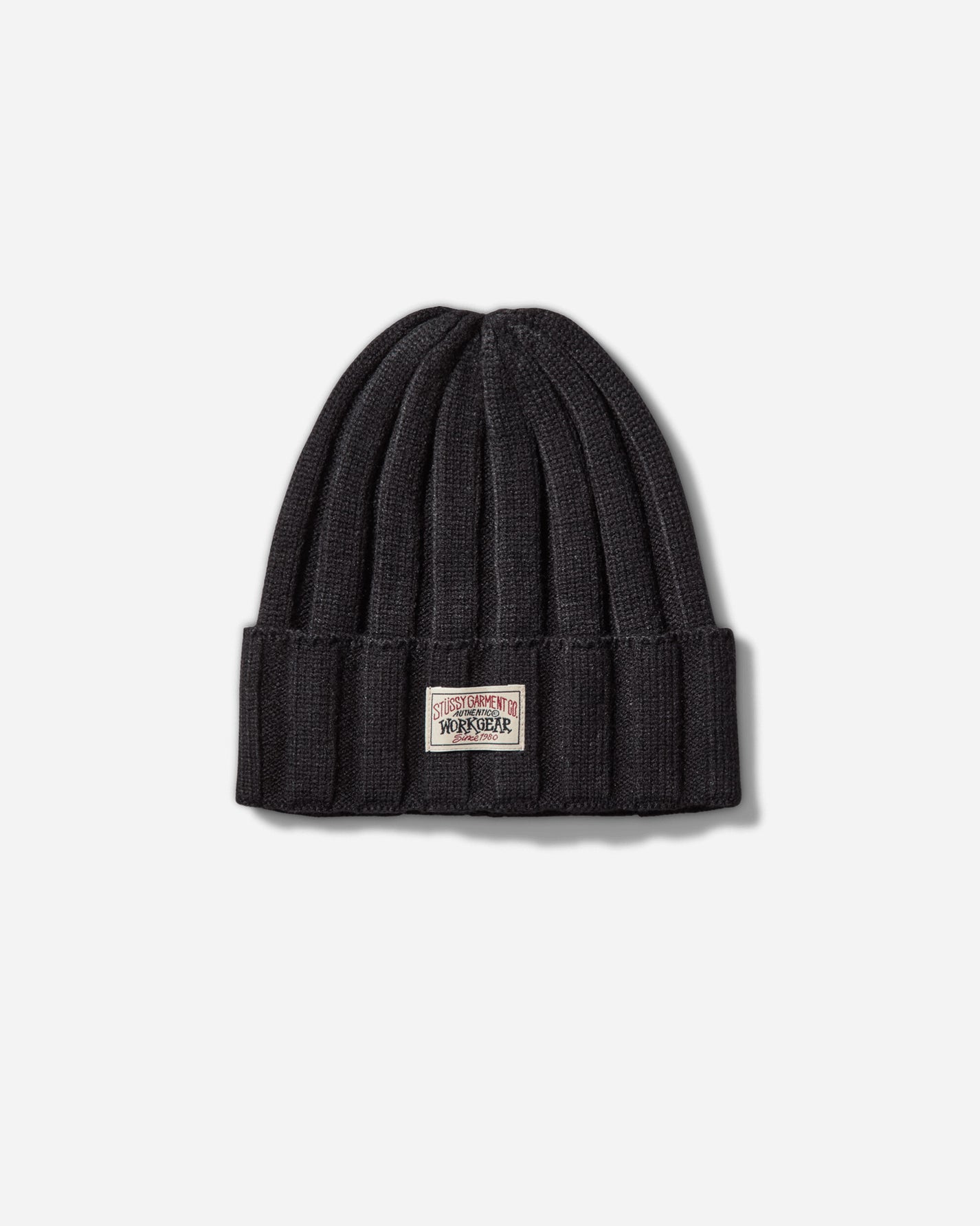 Stüssy Workwear Cuff Beanie Black Hats Beanies 1321147 0001