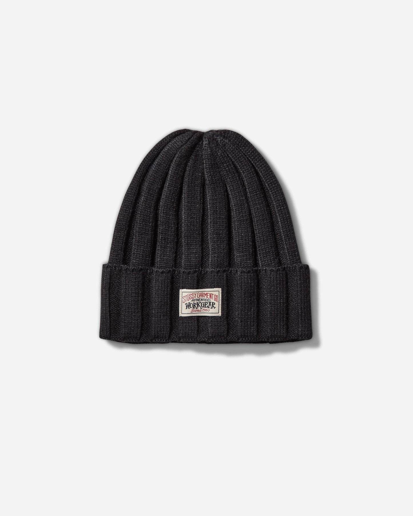 Stüssy Workwear Cuff Beanie Black Hats Beanies 1321147 0001