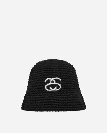 Stüssy SS Link Knit Bucket Hat Black - Slam Jam® Official Store