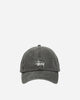 Stüssy Basic Washed Low Pro Cap Charcoal Hats Caps 1311163SJ 0002