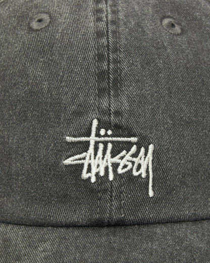 Stüssy Basic Washed Low Pro Cap Charcoal Hats Caps 1311163SJ 0002