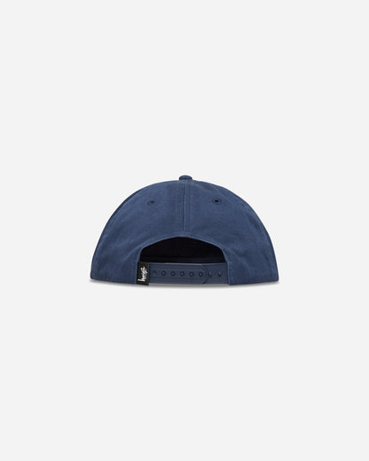 Stüssy Big Stock Mid Depth Cap Deep Blue Hats Caps 1311209SJ 0866