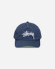 Stüssy Big Stock Mid Depth Cap Deep Blue Hats Caps 1311209SJ 0866