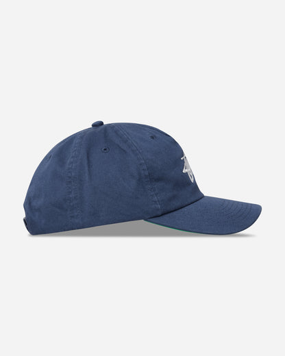 Stüssy Big Stock Mid Depth Cap Deep Blue Hats Caps 1311209SJ 0866