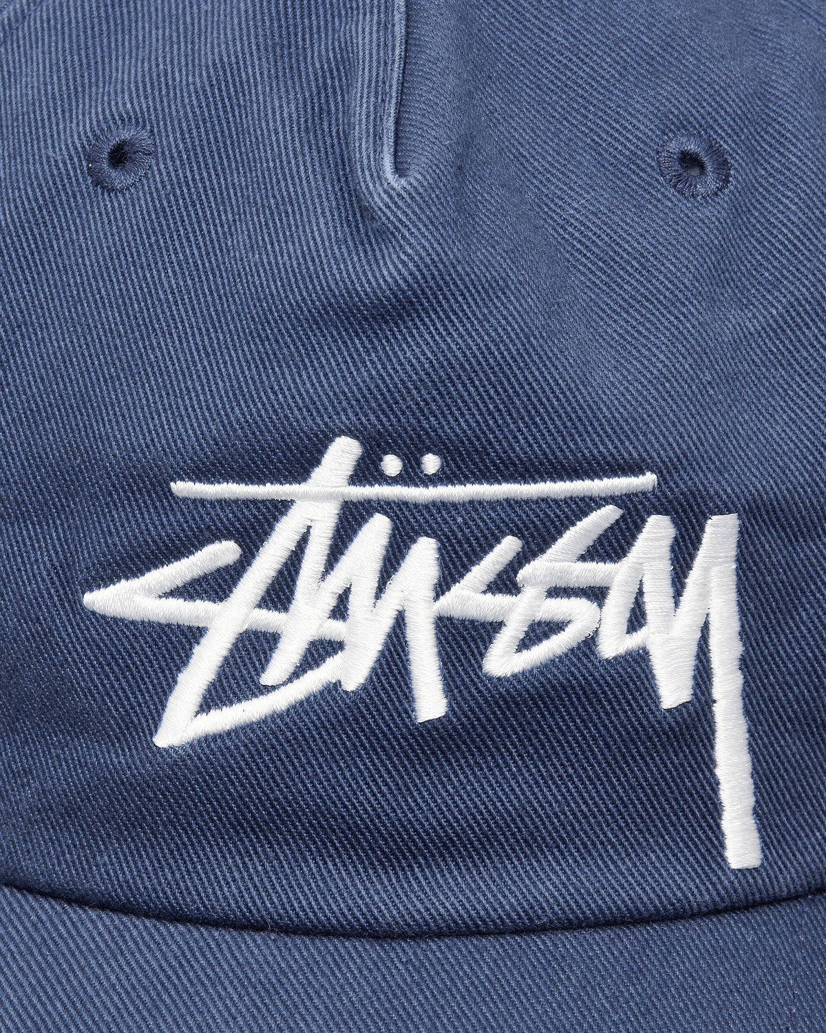 Stüssy Big Stock Mid Depth Cap Deep Blue Hats Caps 1311209SJ 0866