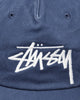Stüssy Big Stock Mid Depth Cap Deep Blue Hats Caps 1311209SJ 0866