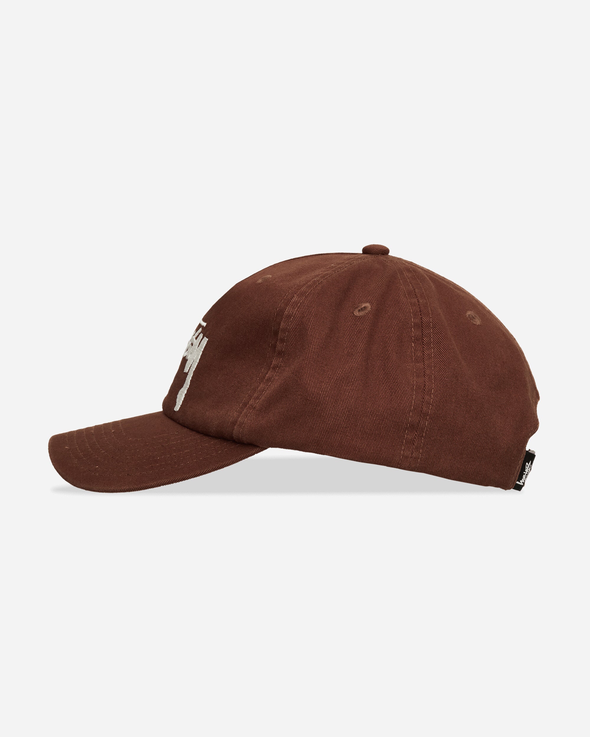 Stüssy Big Stock Mid Depth Cap Chocolate Hats Caps 1311145 1003