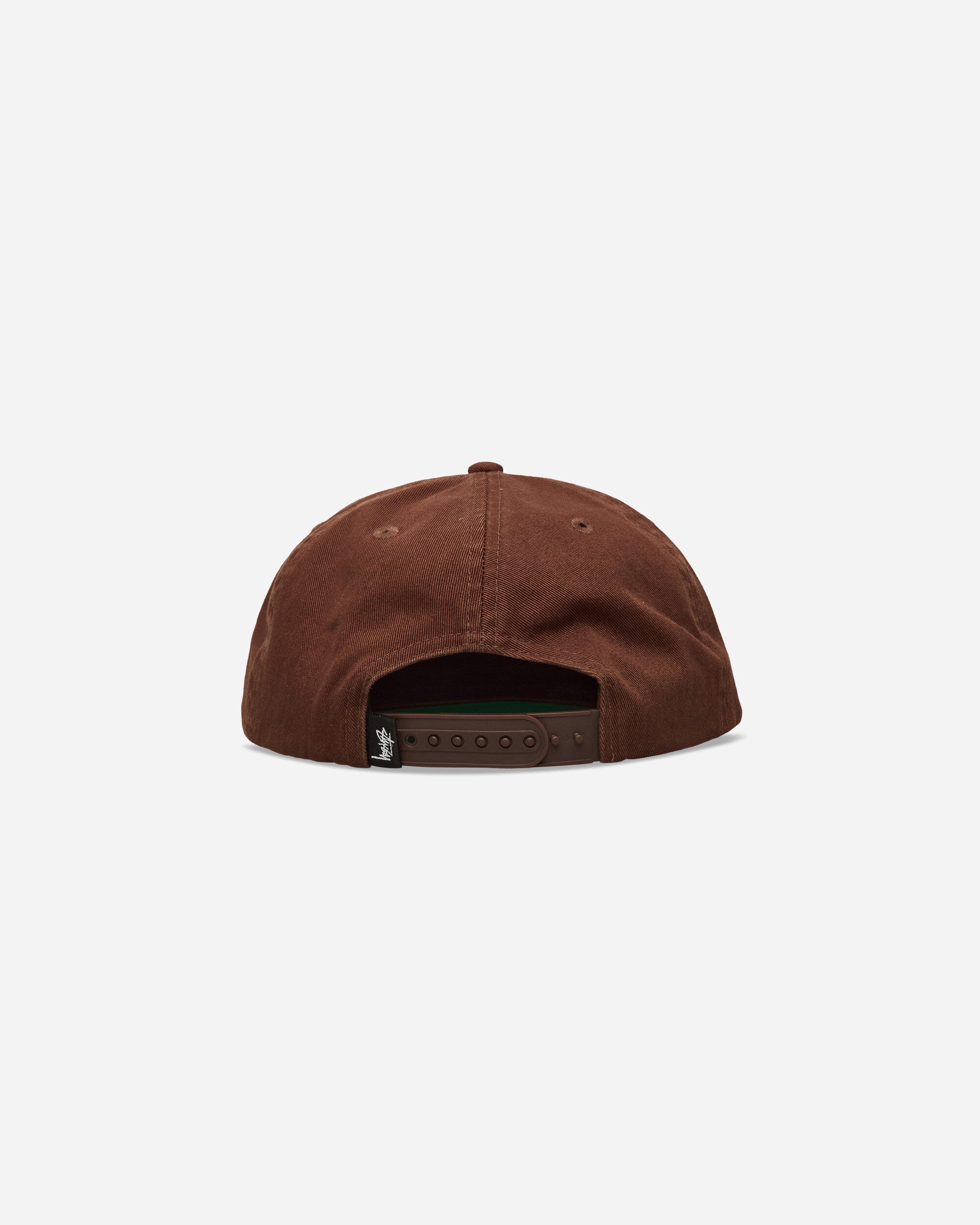 Stüssy Big Stock Mid Depth Cap Chocolate Hats Caps 1311145 1003