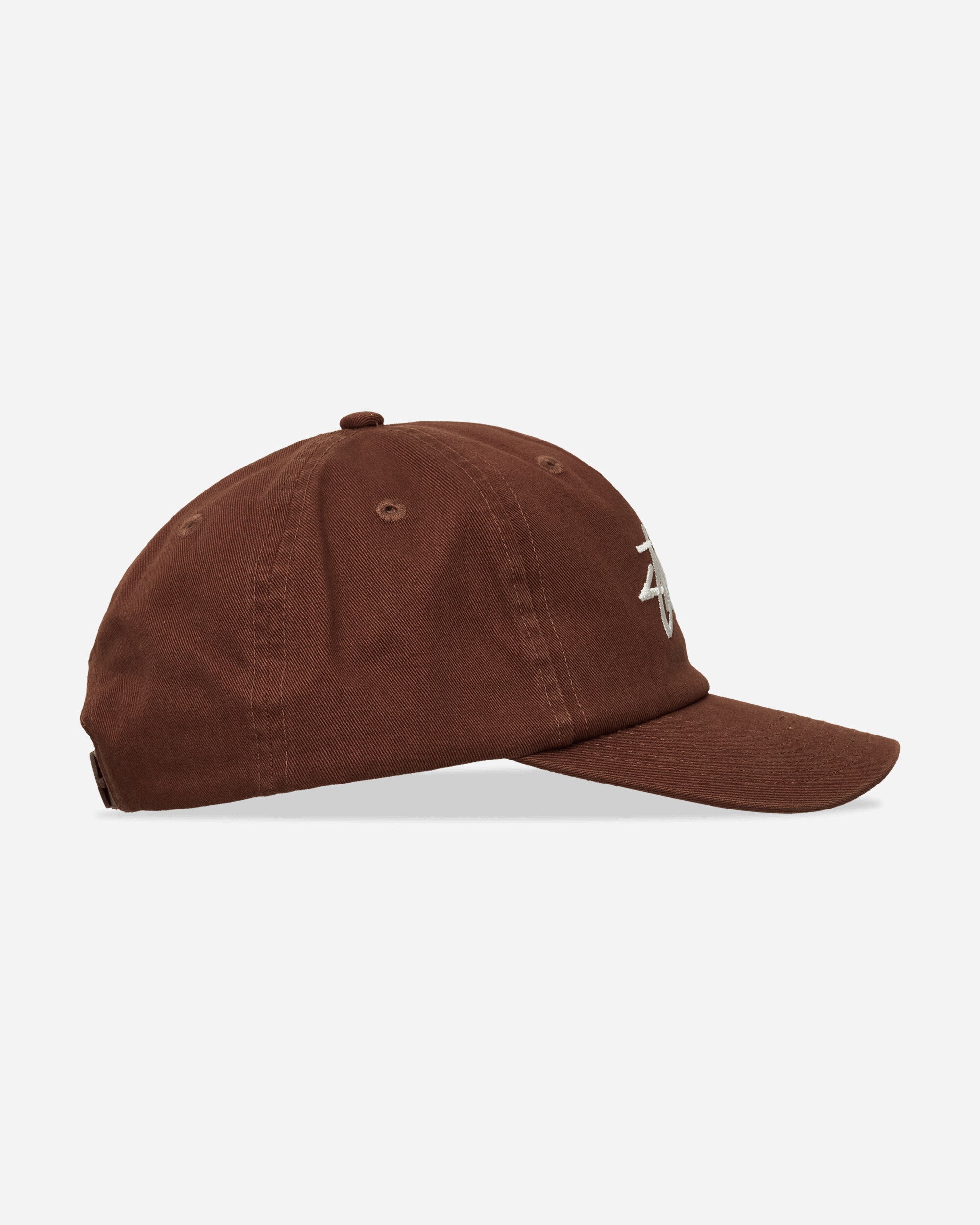 Stüssy Big Stock Mid Depth Cap Chocolate Hats Caps 1311145 1003