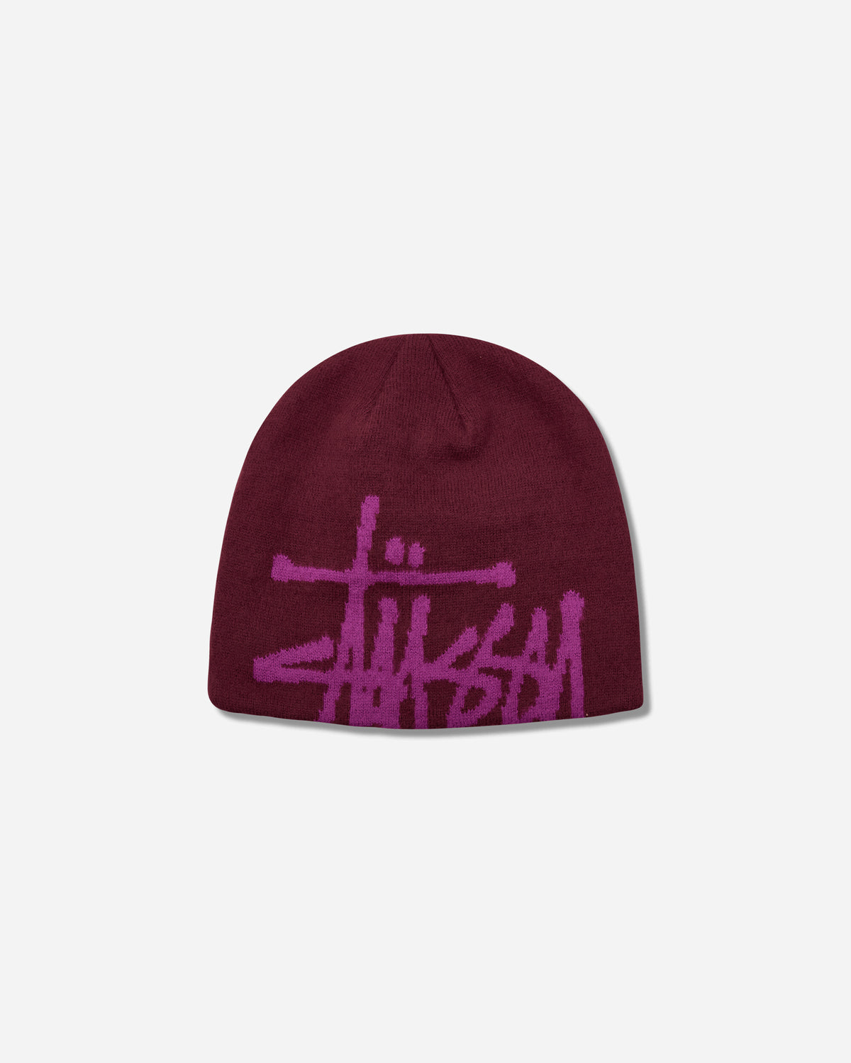 Stüssy Brushed Out Basic Skullcap Plum Hats Caps 1321279SJ 0805