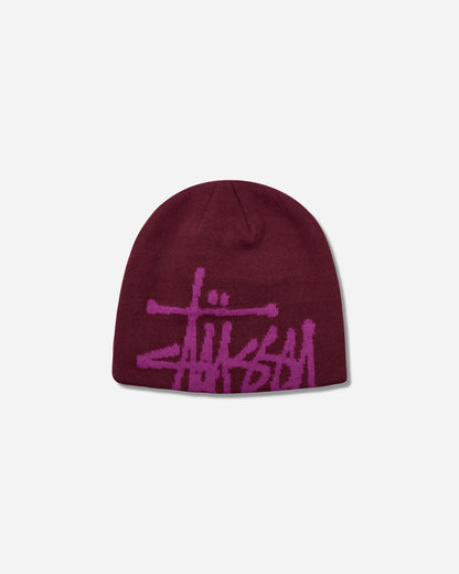 Stüssy Brushed Out Basic Skullcap Plum Hats Caps 1321279SJ 0805