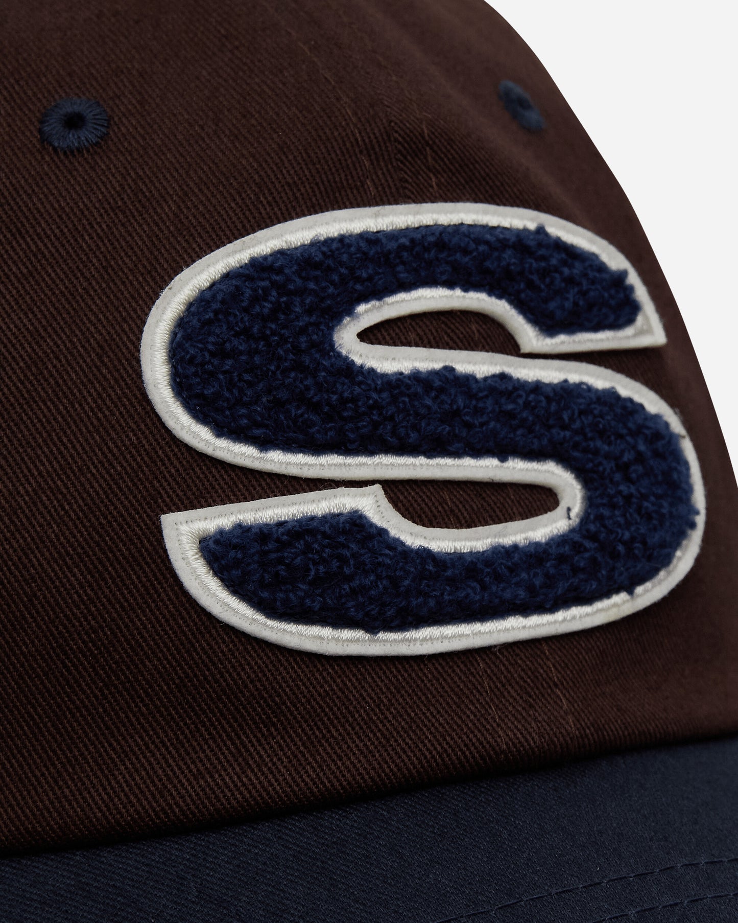 Stüssy Chenille S Low Pro Cap Dark Brown Hats Caps 1311061SJ 1027