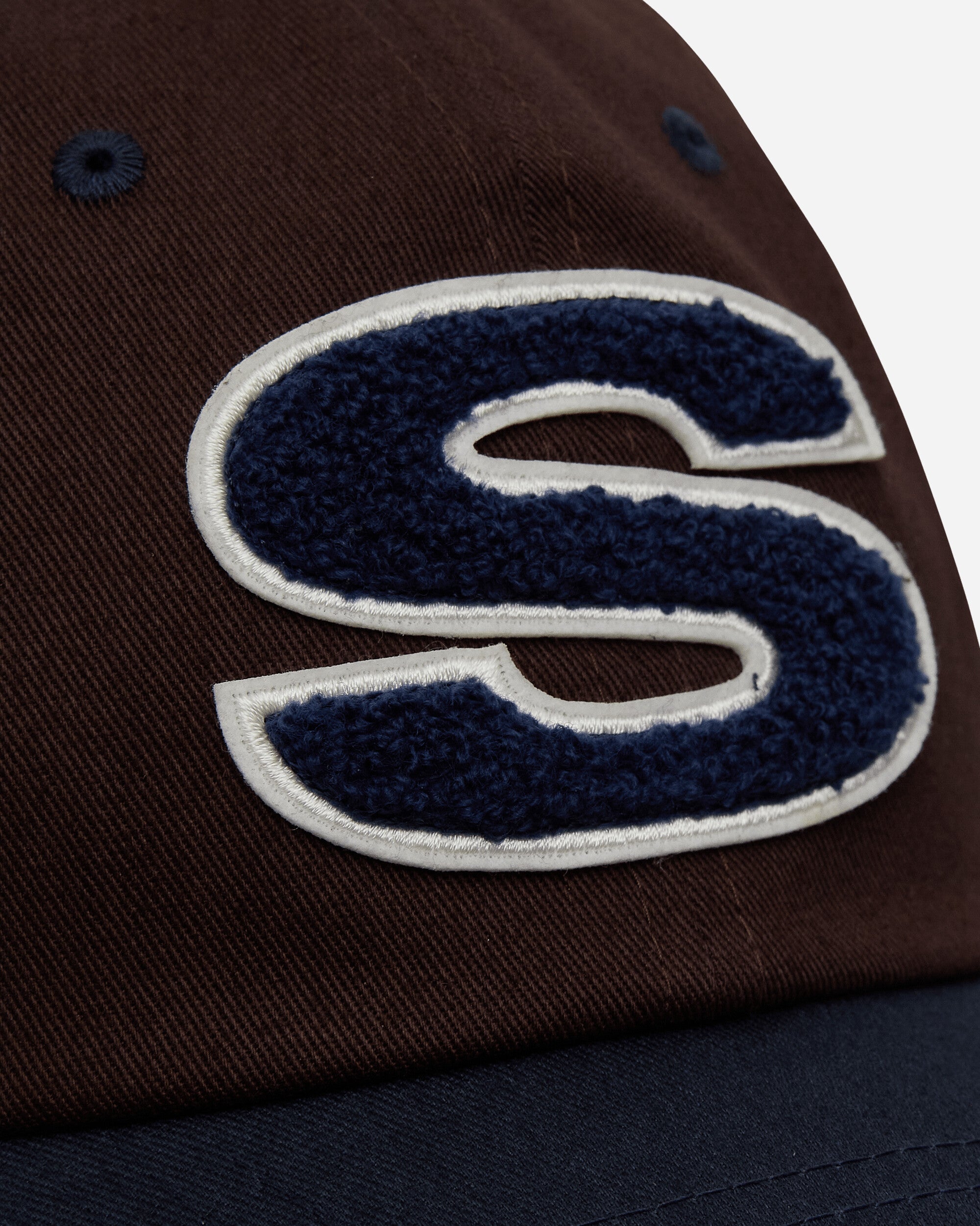 Stüssy Chenille S Low Pro Cap Dark Brown Hats Caps 1311061SJ 1027