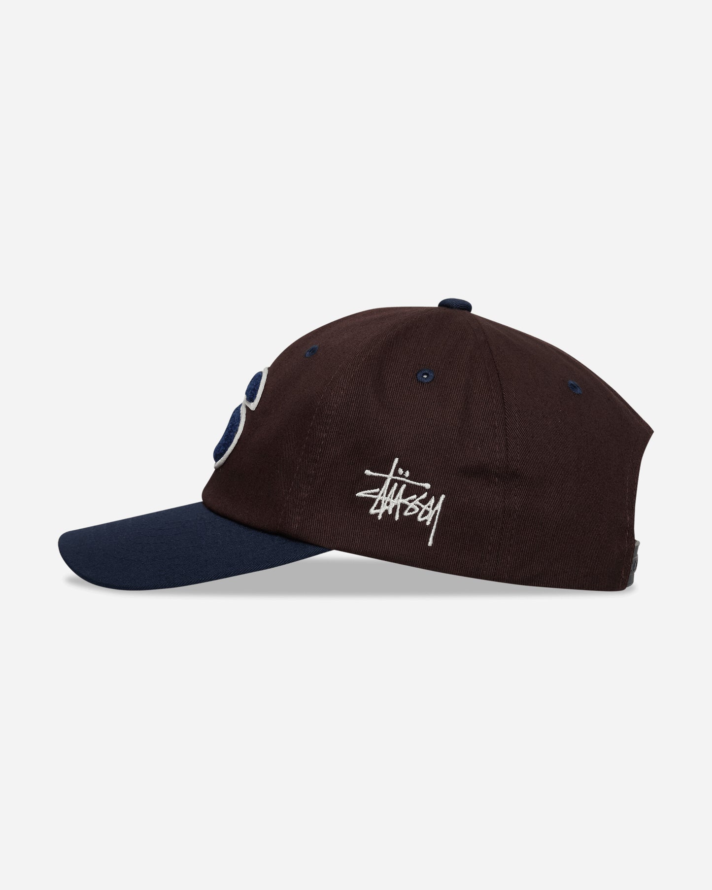 Stüssy Chenille S Low Pro Cap Dark Brown Hats Caps 1311061SJ 1027