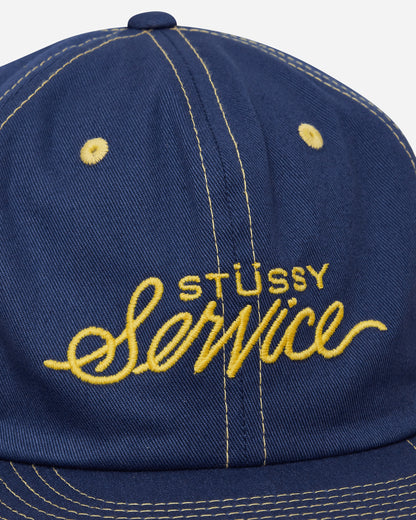 Stüssy Md Stussy Service Strapback Navy Hats Caps 1311154 0806