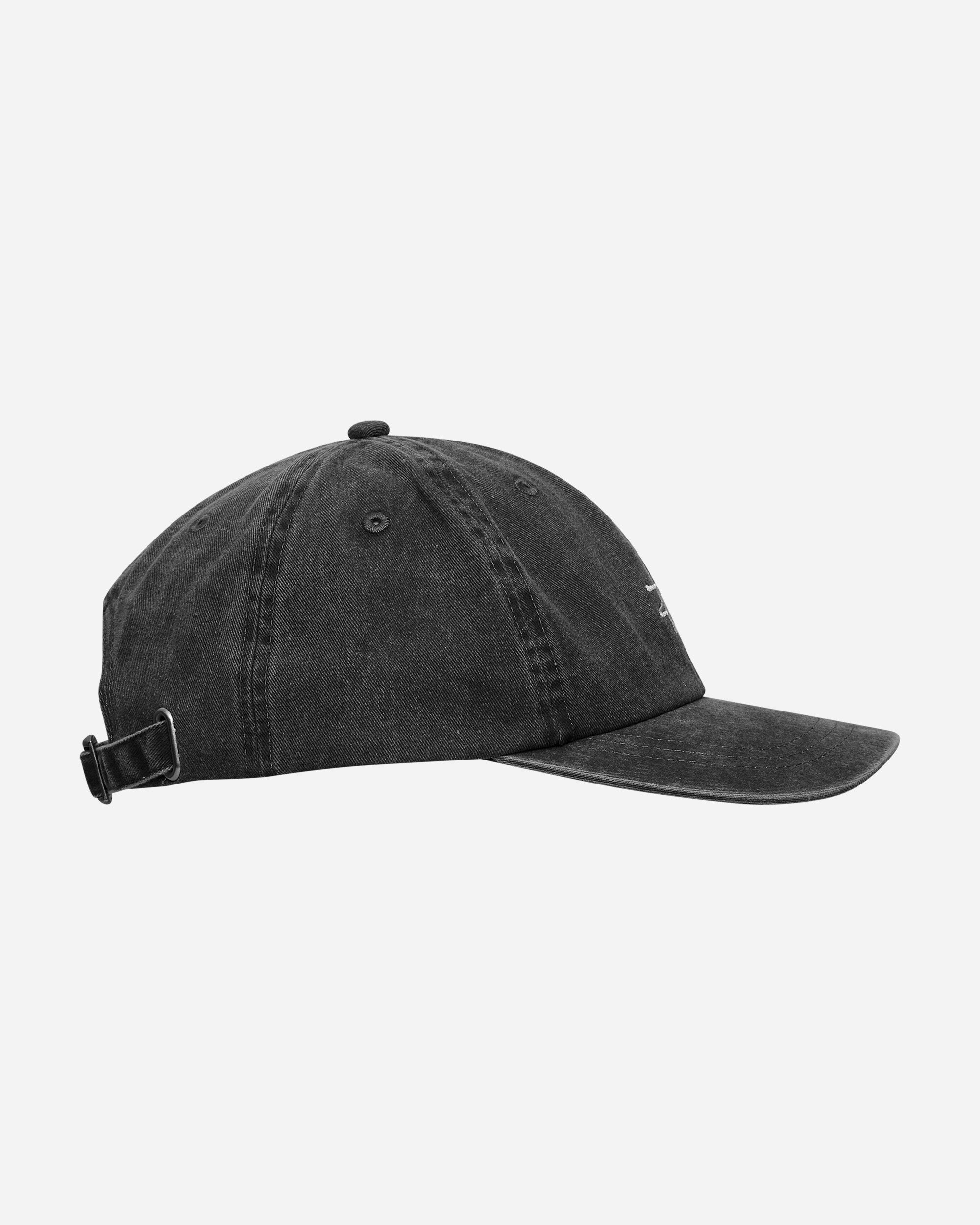 Stüssy Washed Basic Low Pro Cap Charcoal Hats Caps 1311118 0002