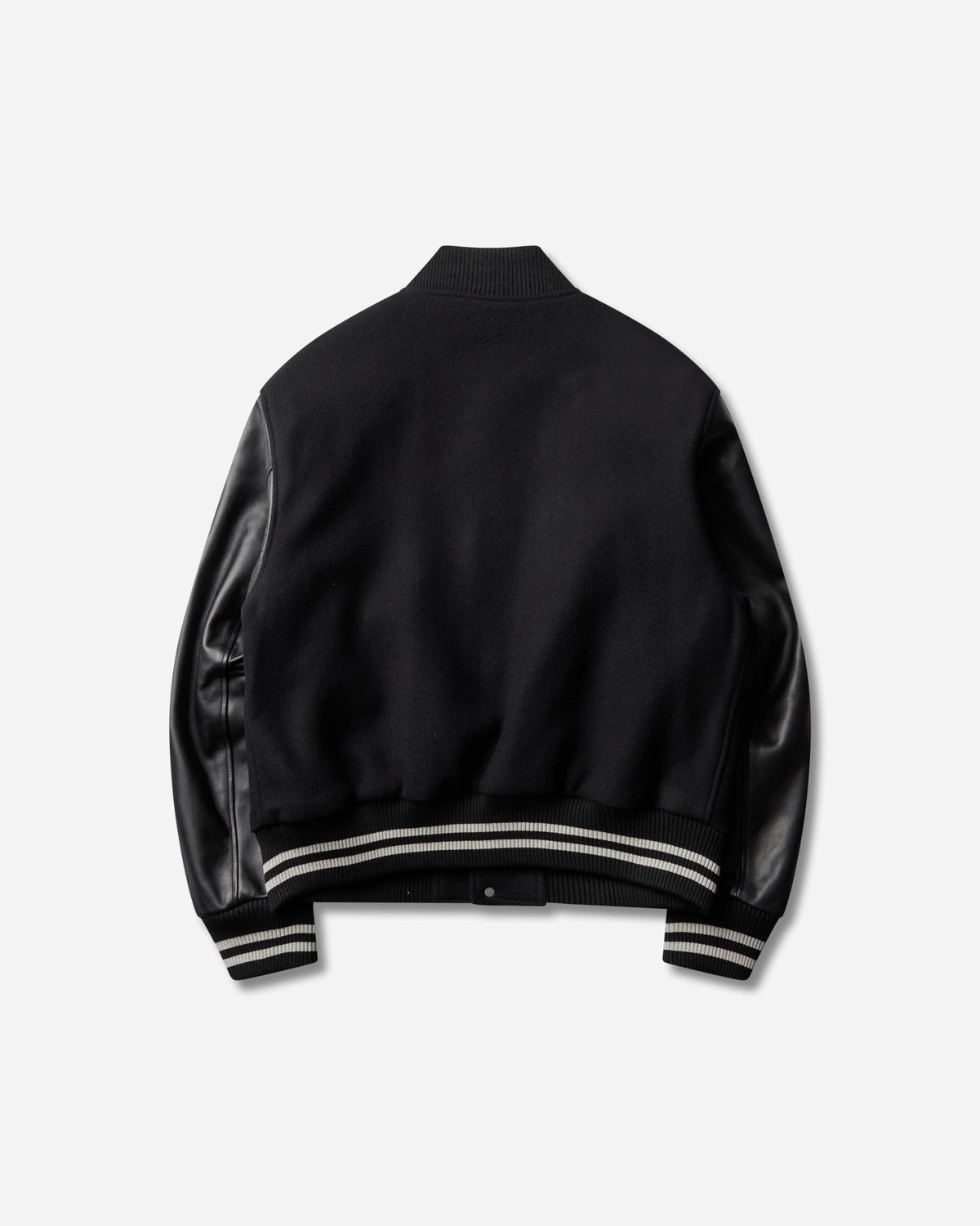 Stüssy Wool Varsity Black Coats and Jackets Bomber Jackets 115968SJ 0001