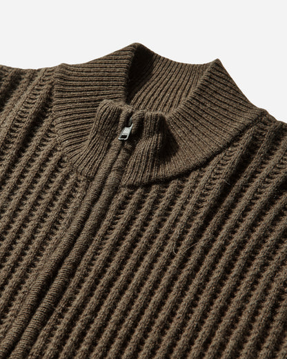 Stüssy Military Patch Zip Sweater Green Knitwears Cardigans 117269 0401