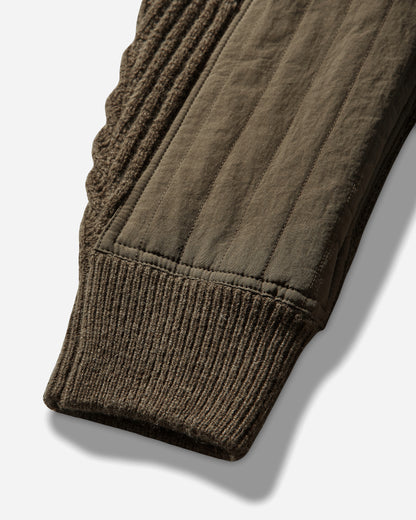 Stüssy Military Patch Zip Sweater Green Knitwears Cardigans 117269 0401