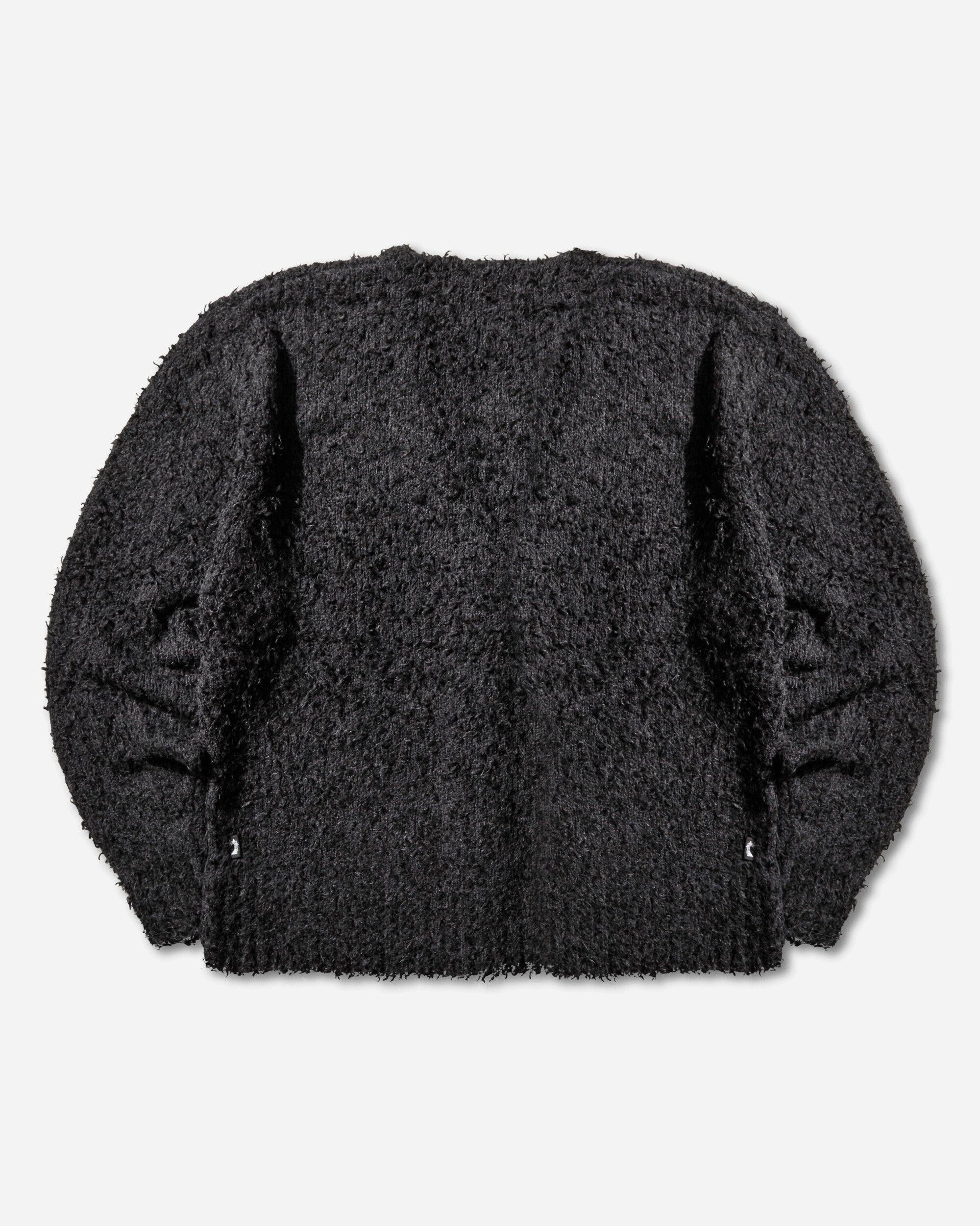 Stüssy Textured Cardigan Black Knitwears Cardigans 117291SJ 0001