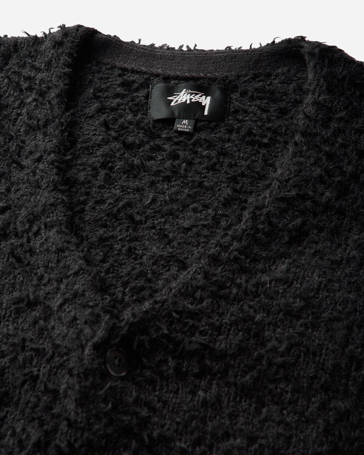 Stüssy Textured Cardigan Black Knitwears Cardigans 117291SJ 0001