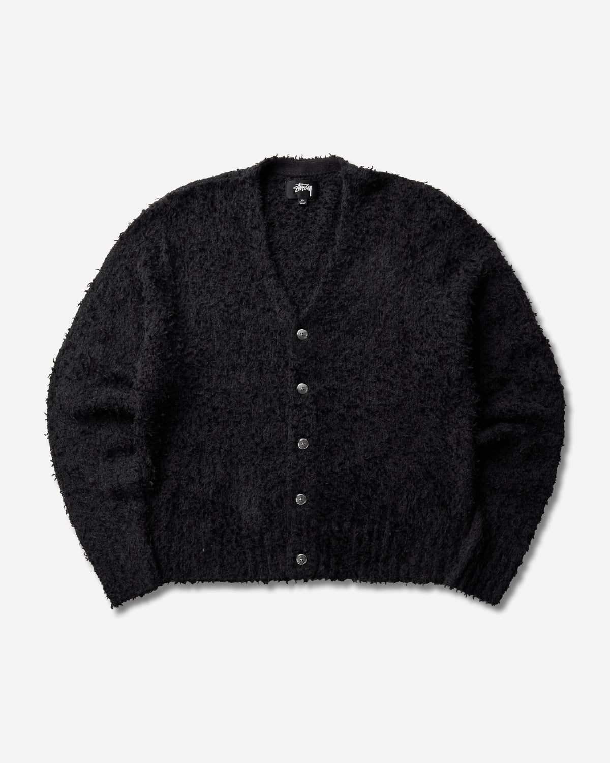 Stüssy Textured Cardigan Black Knitwears Cardigans 117291SJ 0001