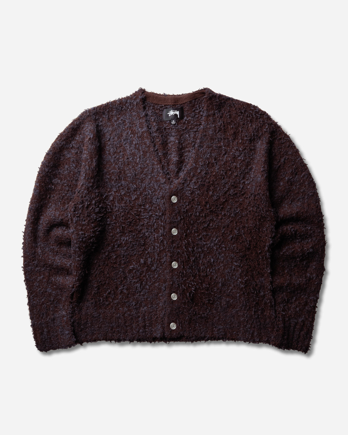 Stüssy Textured Cardigan Navy Brown Knitwears Cardigans 117291SJ 1345