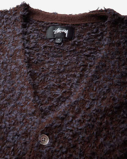 Stüssy Textured Cardigan Navy Brown Knitwears Cardigans 117291SJ 1345
