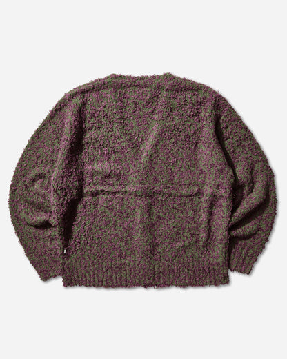 Stüssy Textured Cardigan Purple/Green Knitwears Cardigans 117291SJ 960