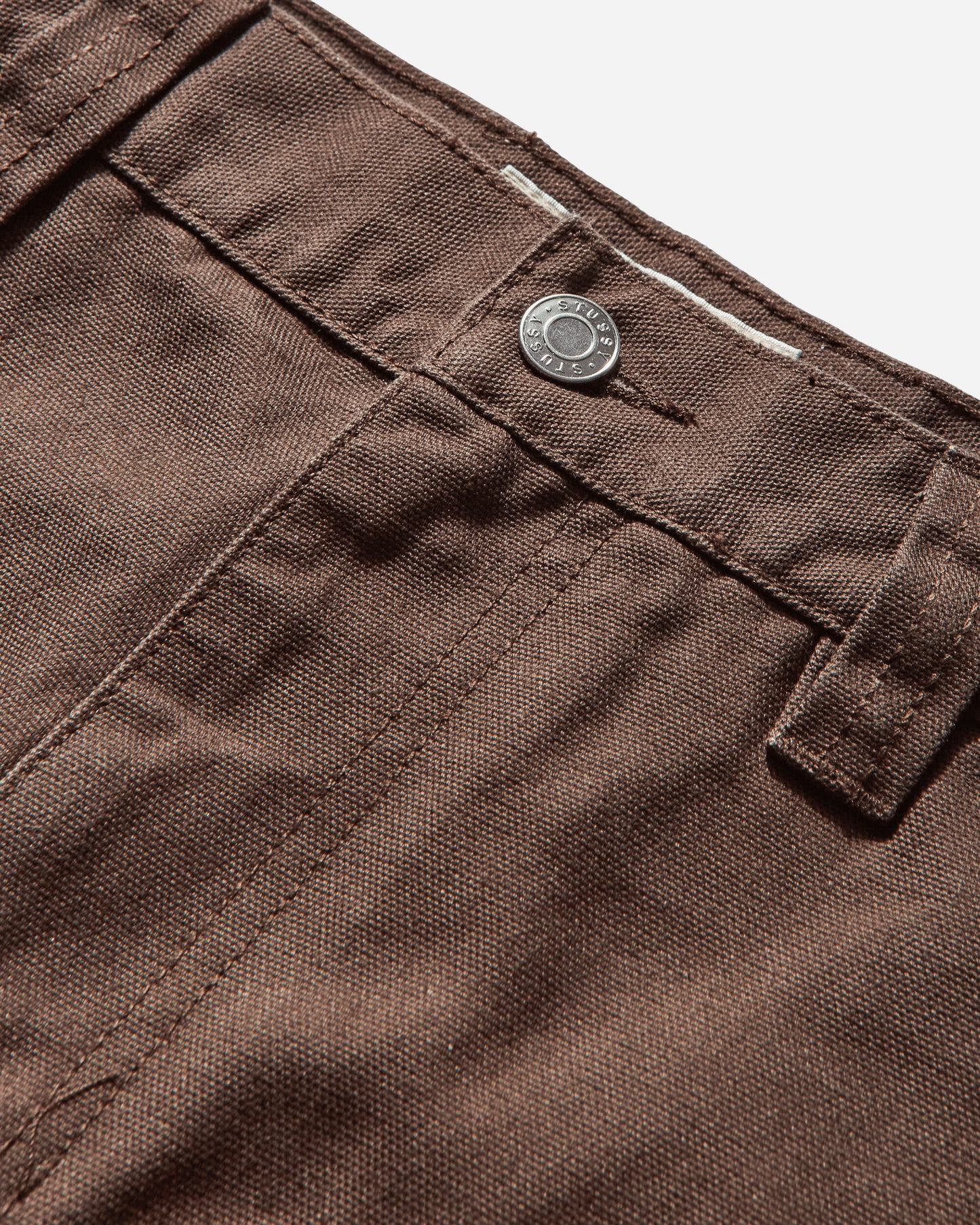 Stüssy Carpenter Pant Canvas Brown Pants Casual 116722 1001