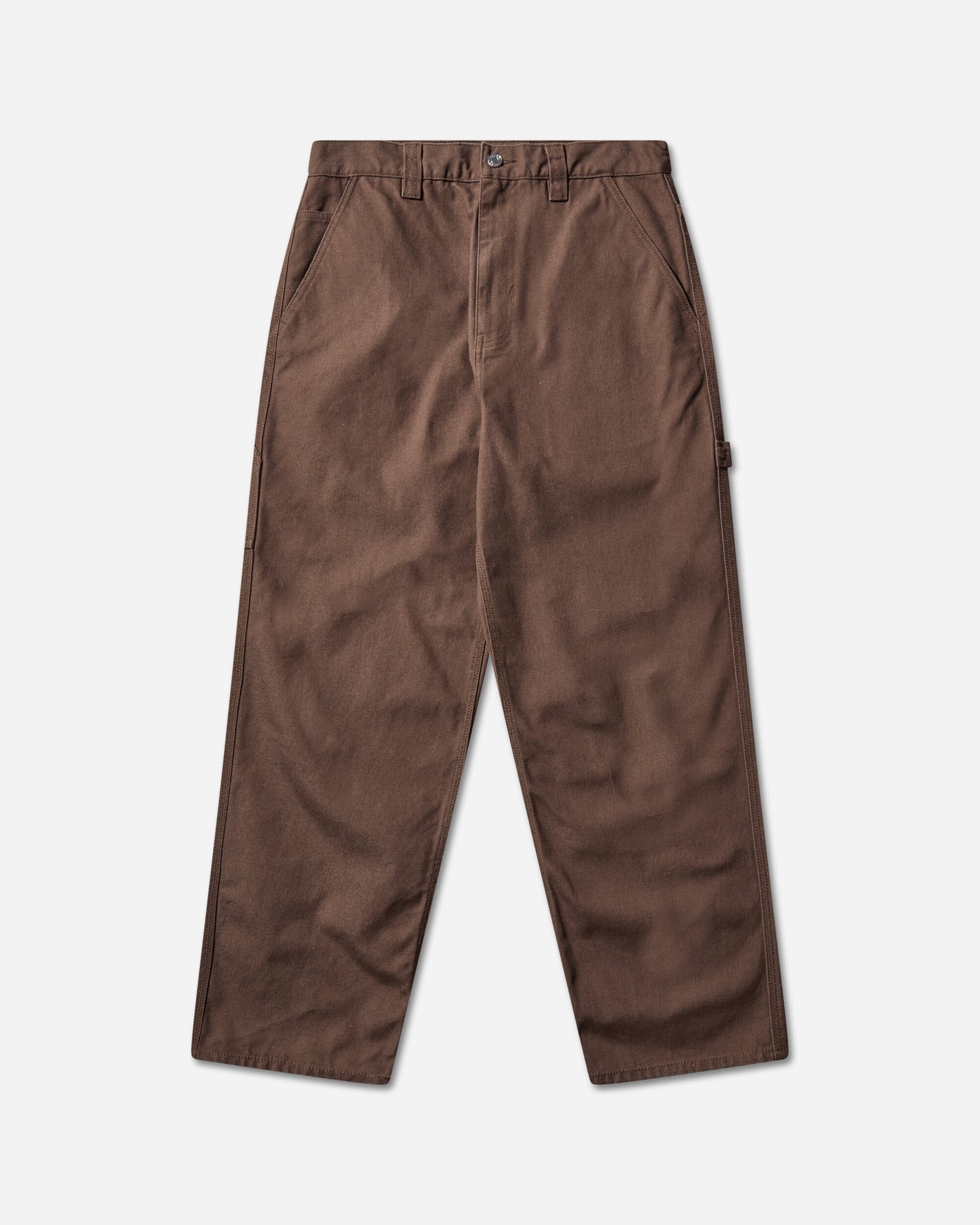 Stüssy Carpenter Pant Canvas Brown Pants Casual 116722 1001