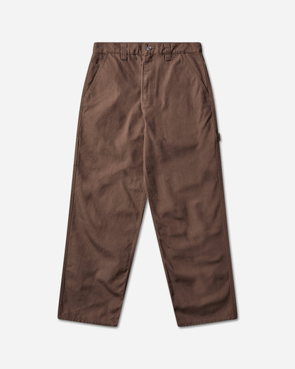 Stüssy Carpenter Pant Canvas Brown Pants Casual 116722 1001