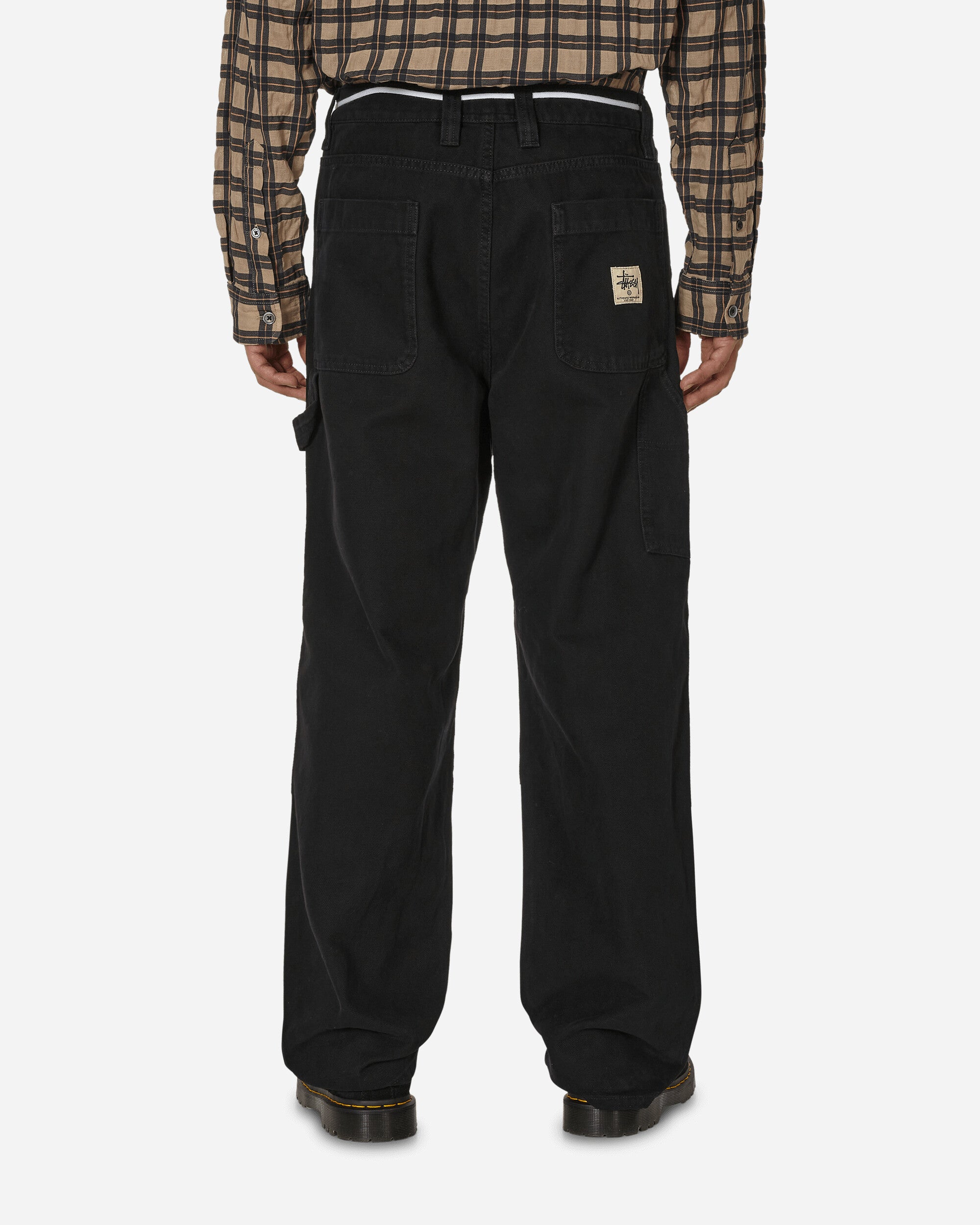 Stüssy Work Pant Canvas Black Pants Casual 116496 0001