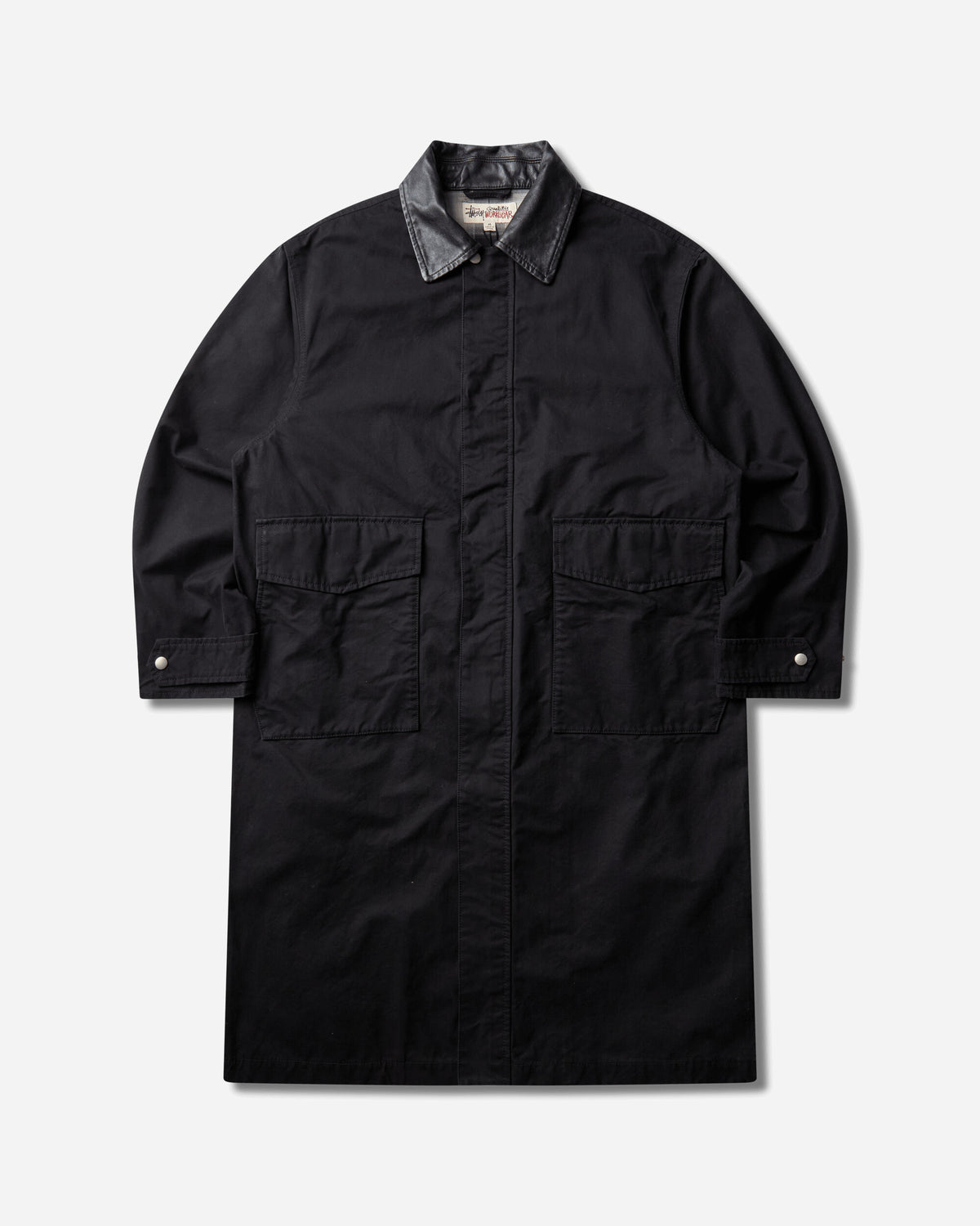 Stüssy Duster Black Coats and Jackets Coats 115831SJ 0001