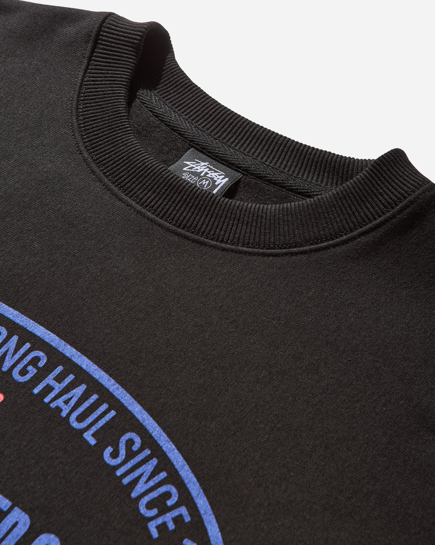 Stüssy Authorized Crew Black Sweatshirts Crewneck 1915122 0001
