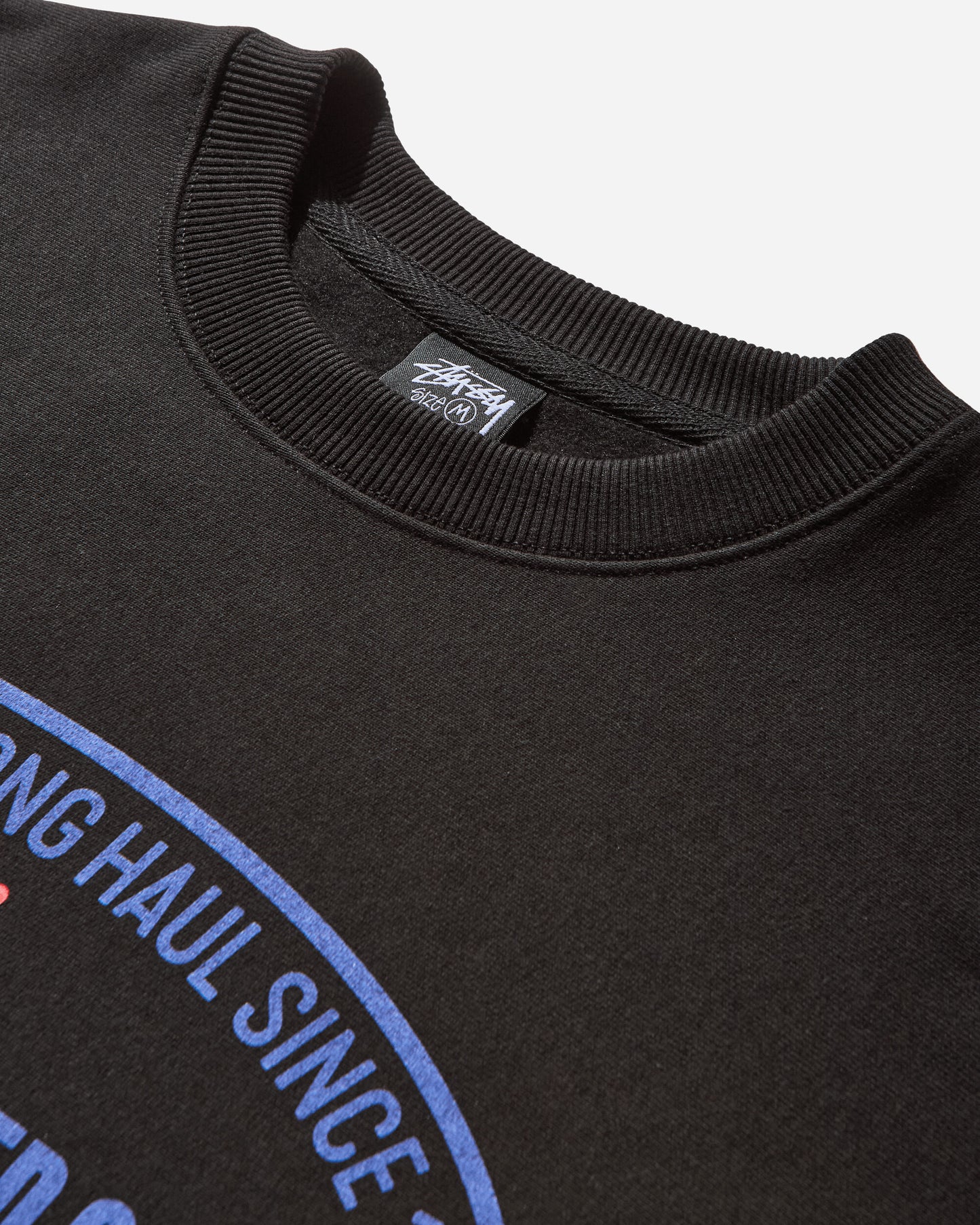 Stüssy Authorized Crew Black Sweatshirts Crewneck 1915122 0001