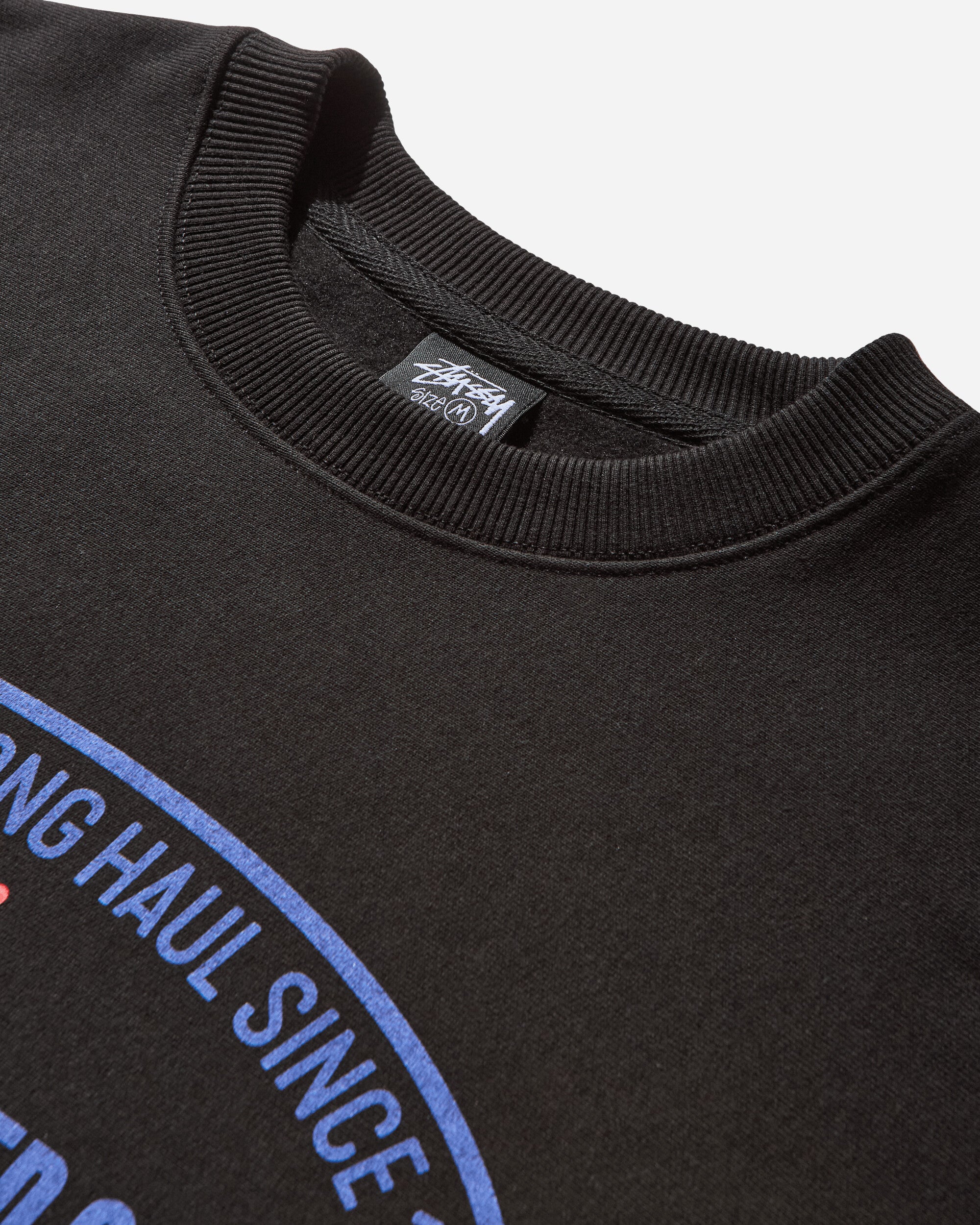 Stüssy Authorized Crew Black Sweatshirts Crewneck 1915122 0001