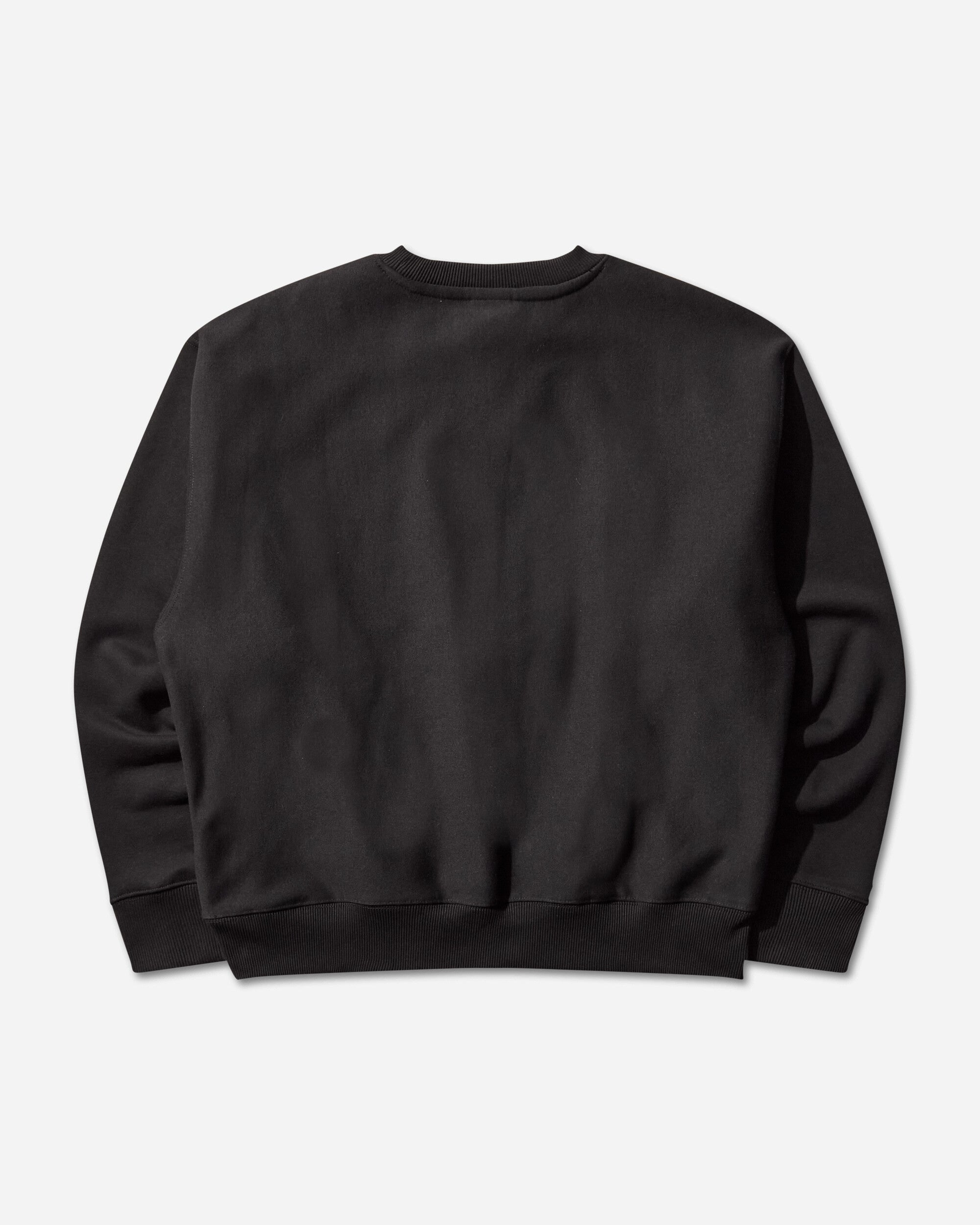 Stüssy Authorized Crew Black Sweatshirts Crewneck 1915122 0001