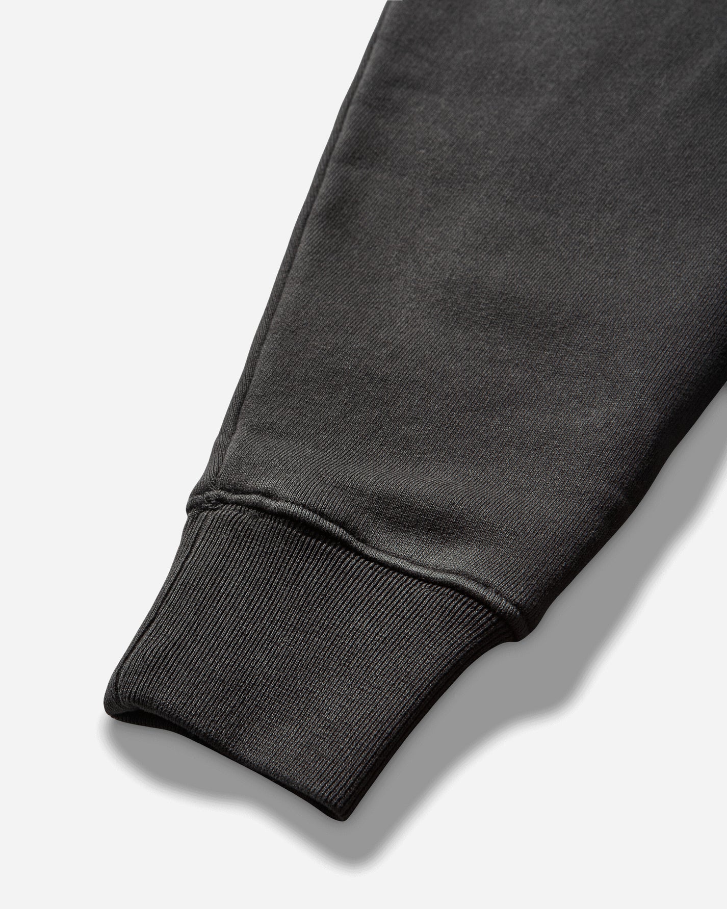 Stüssy Fleece Raglan Zip Mock Washed Black Sweatshirts Crewneck 118573SJ 0034