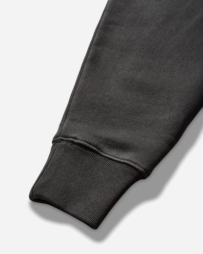 Stüssy Fleece Raglan Zip Mock Washed Black Sweatshirts Crewneck 118573SJ 0034