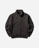 Stüssy Fleece Raglan Zip Mock Washed Black Sweatshirts Crewneck 118573SJ 0034