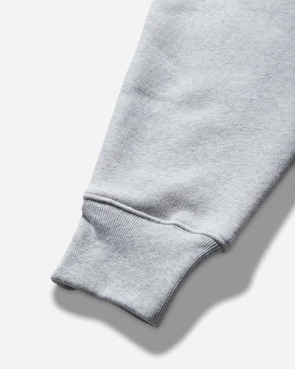 Stüssy Fleece Raglan Zip Mock Ash Heather Sweatshirts Crewneck 118573SJ 0062