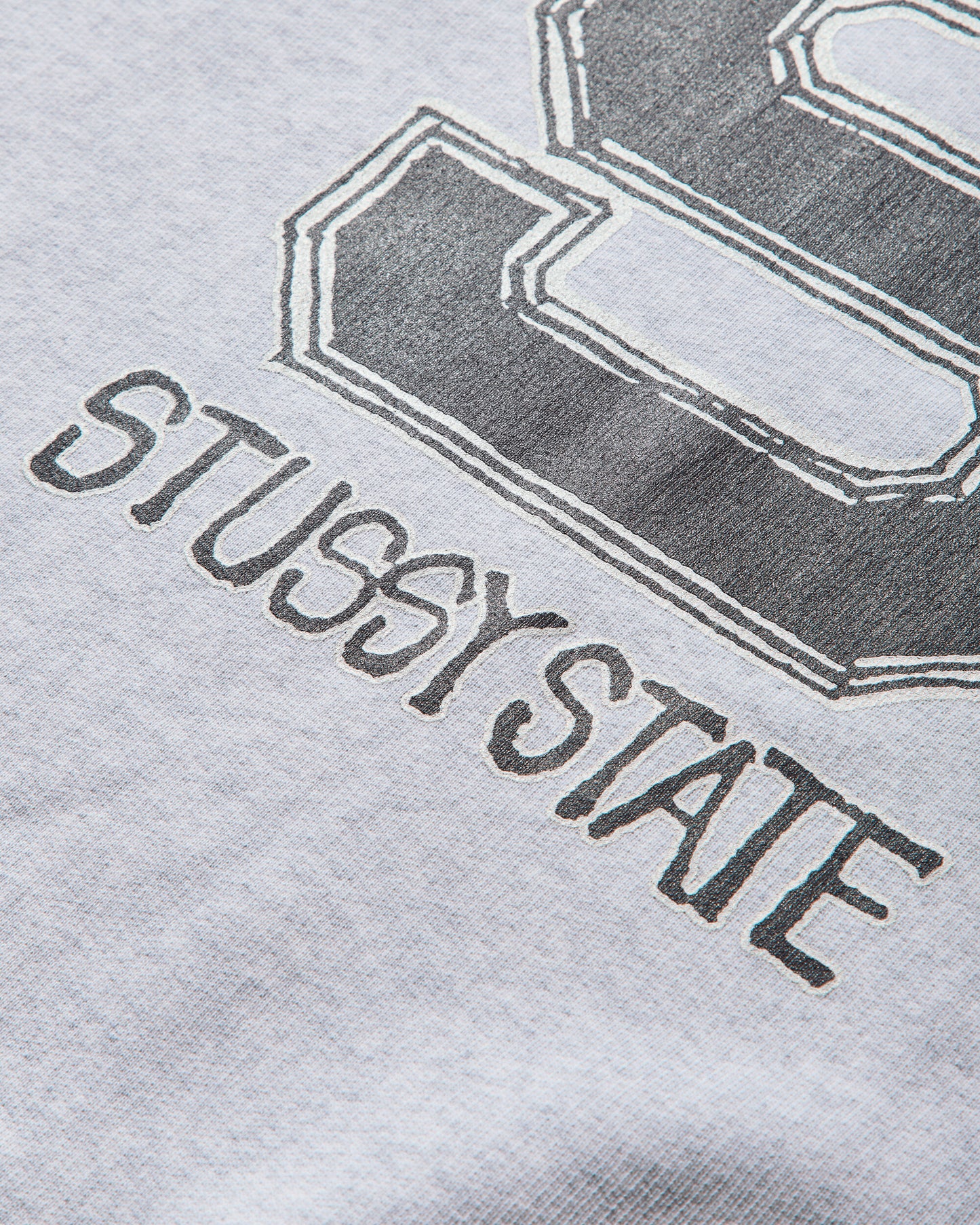 Stüssy Stussy State Crew Ash Heather Sweatshirts Crewneck 118596 0062