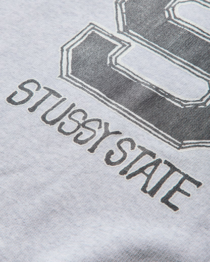 Stüssy Stussy State Crew Ash Heather Sweatshirts Crewneck 118596 0062
