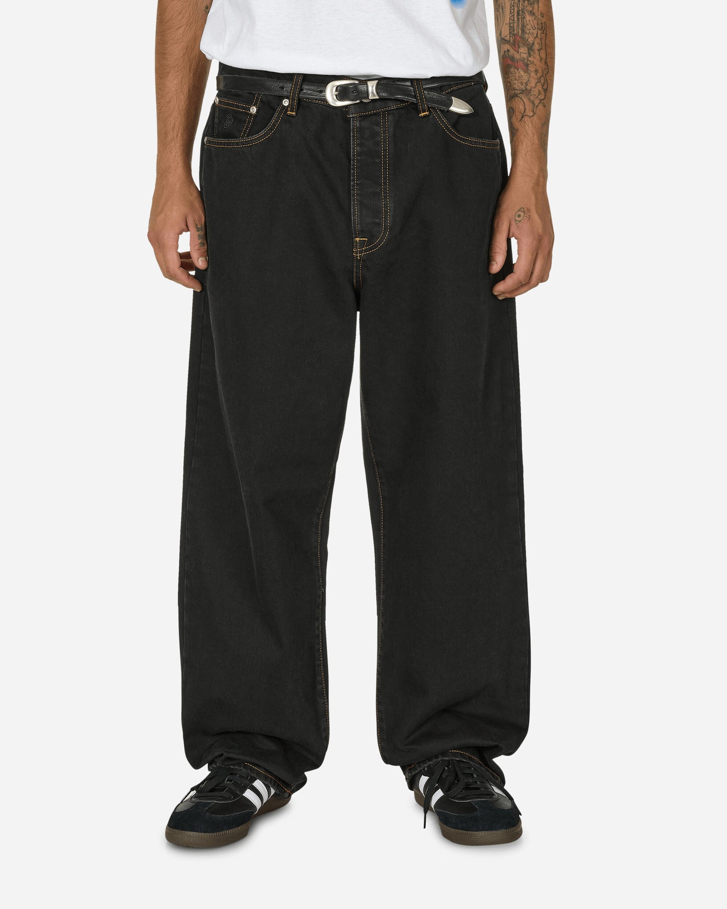 Stüssy Big Ol Jean Denim Washed Black Pants Denim 116599 0034