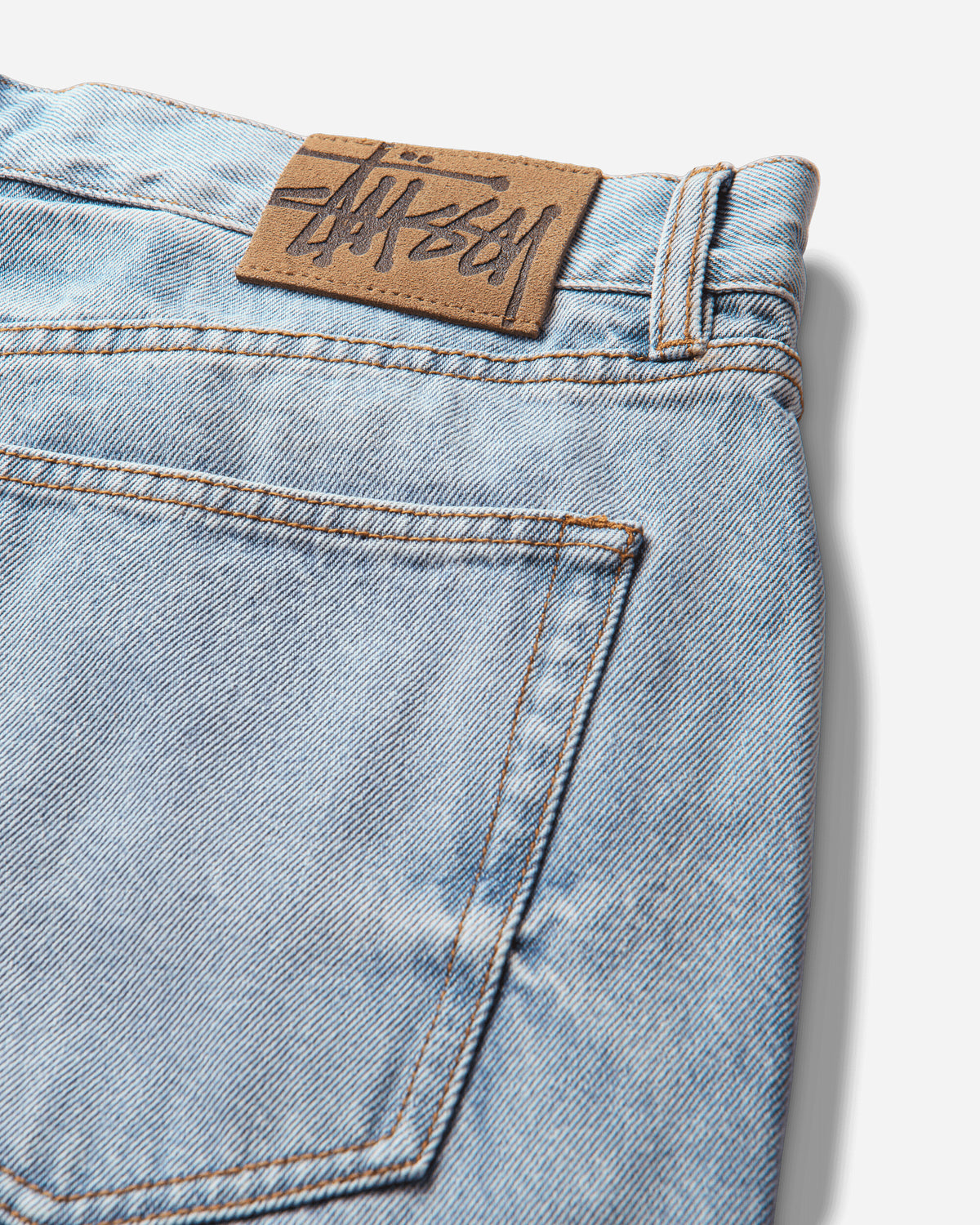Stüssy Big Ol Jean Denim Light Wash Indigo Pants Denim 116761SJ 0570