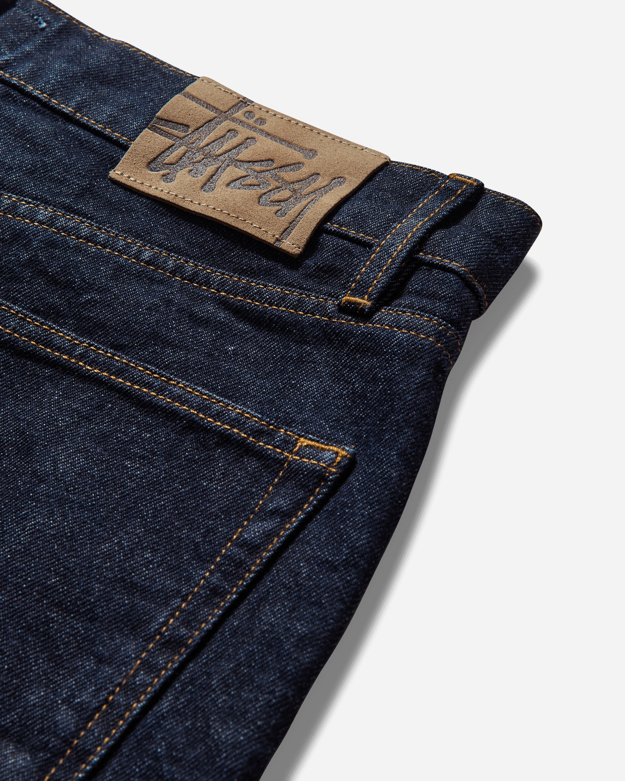Stüssy New Classic Jeans Denim Rinsed Indigo Pants Denim 116672SJ 0737