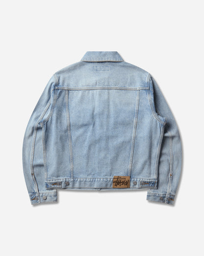 Stüssy Trucker Denim Light Wash Indigo Coats and Jackets Denim Jackets 115981SJ 0570