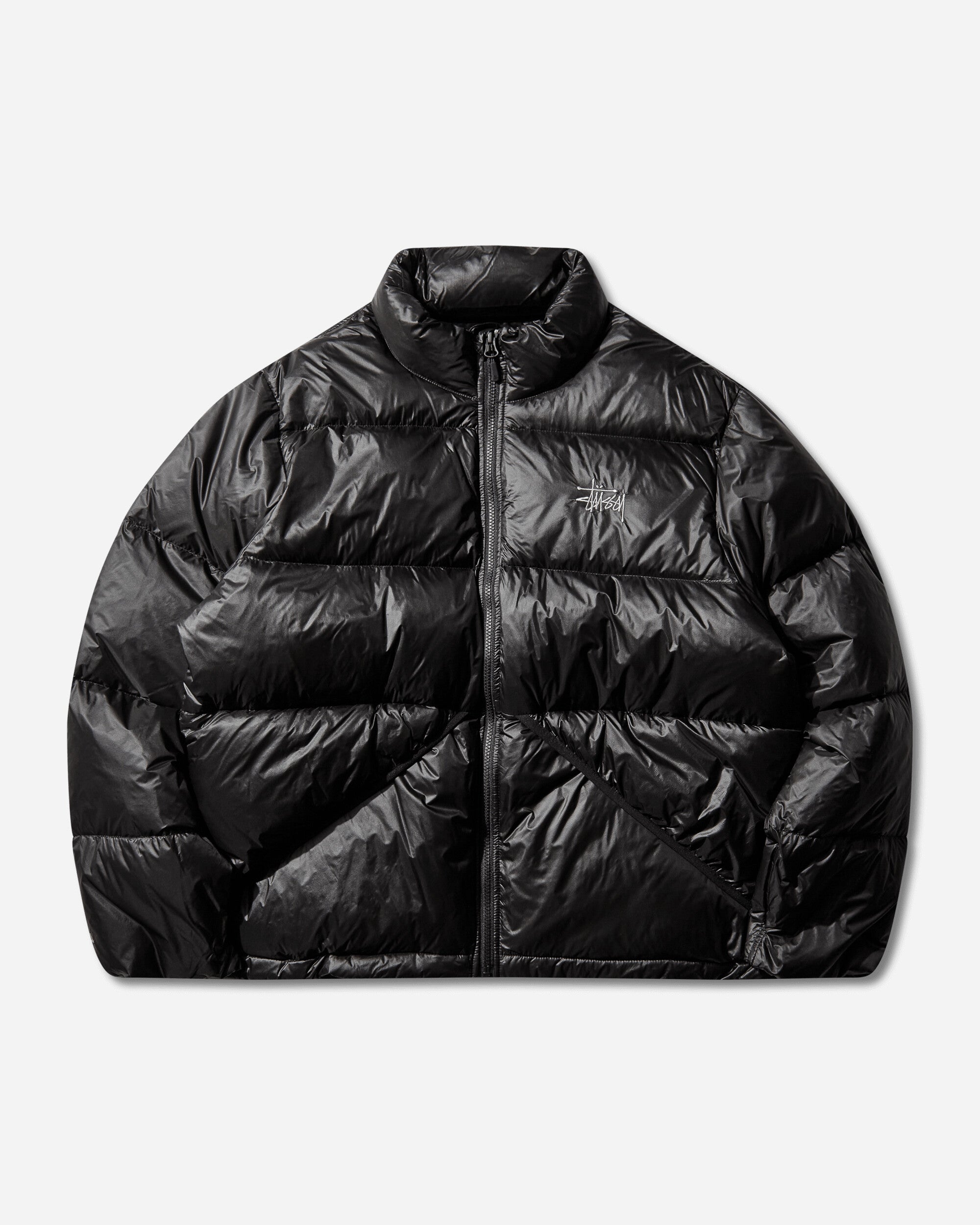 Stüssy Micro Ripstop Down Mock Jet Black Coats and Jackets Down Jackets 115877SJ 18940