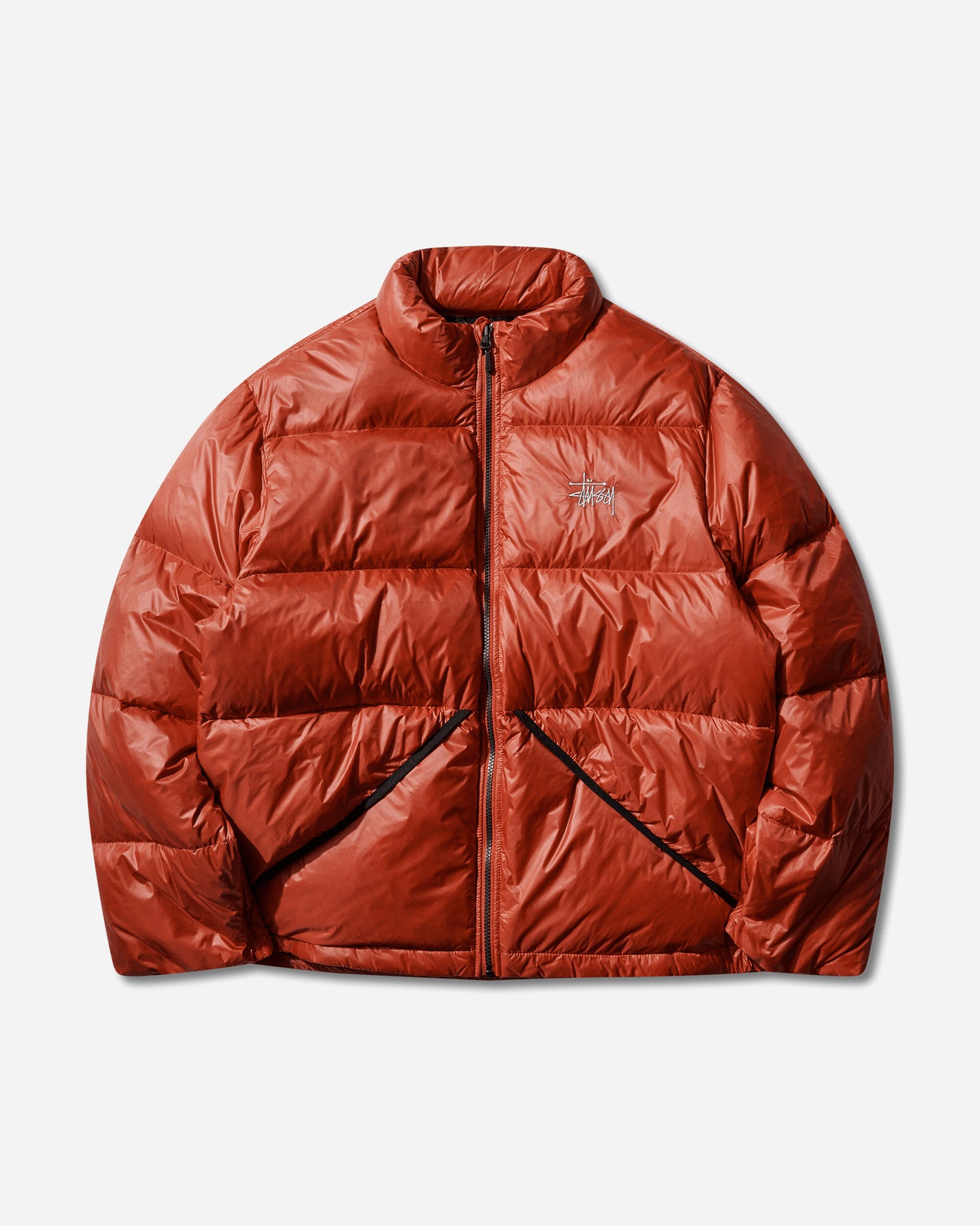 Stüssy Micro Ripstop Down Mock Red Coats and Jackets Down Jackets 115877SJ 0601